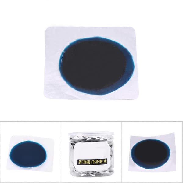 64 stk/boks 55mm Bil Runde Natur Gummi Dekk Dekk Punktering Reparasjon Kald Lapper Slangefri Lapper