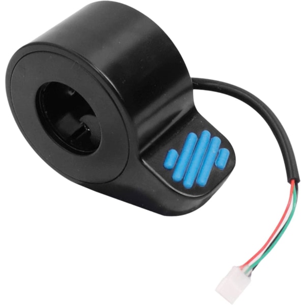 Elektrisk scooterbremsegasspak - Slitesterk fingertommelgasspak - Reservedeler for kontroll (svart blå) (1 stk)
