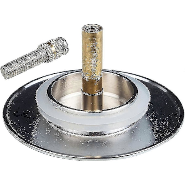 Badekarpropp, 70 mm, med dobbel tetning, høydejusterbar, universell badekarpropp, vaskventil, herdet messing med kromfinish