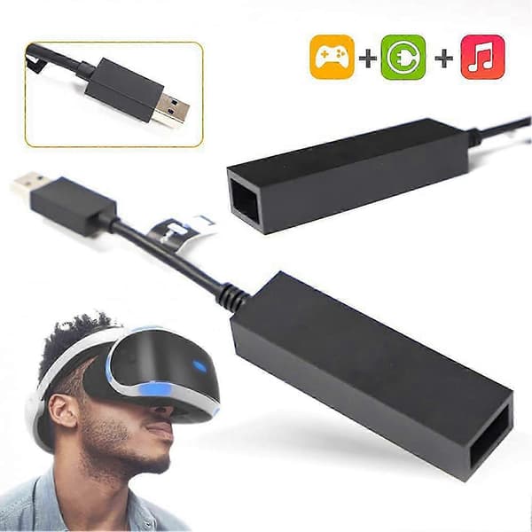 VR Adapter Bærbar Høj Ydeevne Mini USB 3.0 Han til Hun VR Konverter til PS5 Konsol