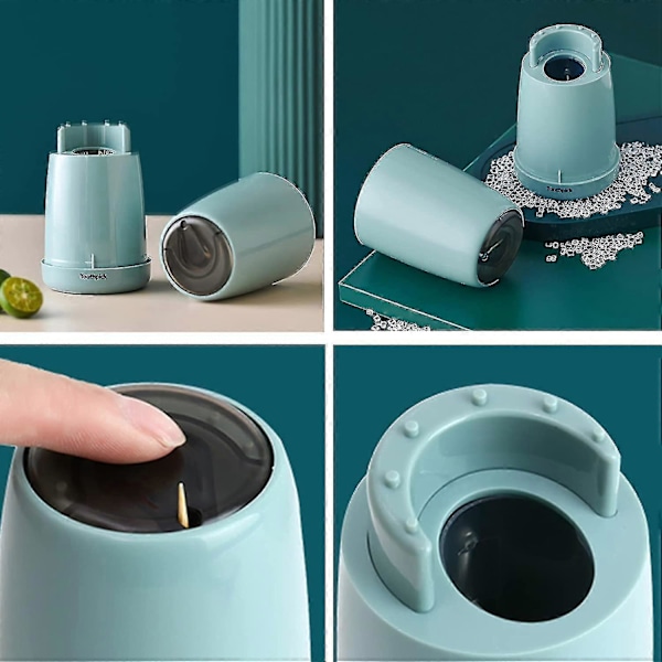 Automatisk Tandpetare Dispenser Portabel Tandpetarhållare Tandpetare Fodral Plast Tandpetarhållare Automatisk Tandpetarhållare Portabel, P
