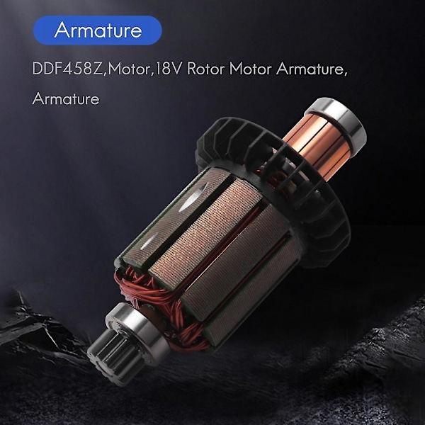 18v Rotor Motor Armatur 6193011 For Ddf458z Df458d Ddf458rfe Dhp458 Bhp458 Ddf458 Bdf458 Batteridrill