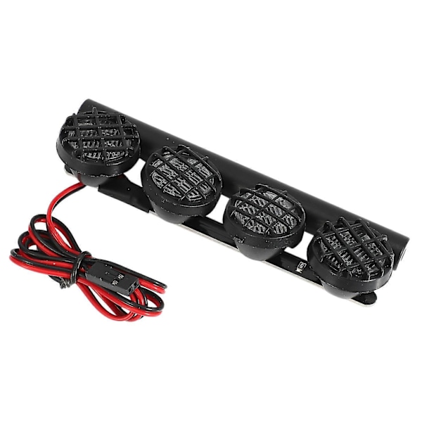 LED Takljusramp med 4 Spotlights för 1/10 1/8 RC Bil Hsp Tamiya