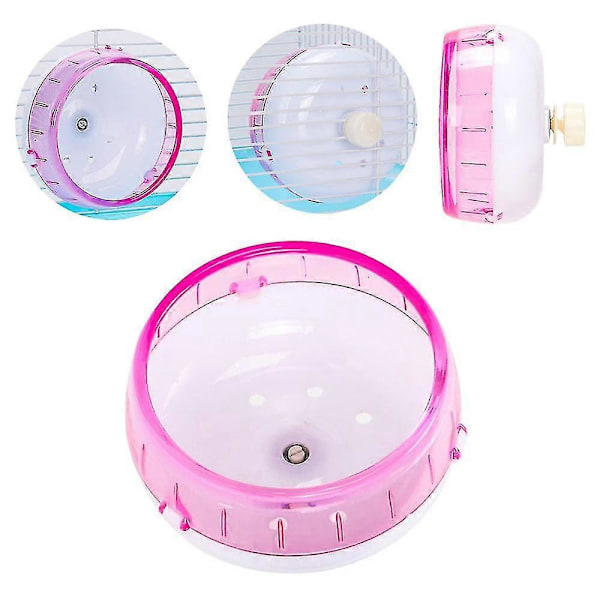 Superstille Hamster Treningshjul Stille Spinner Hamster Løpehjul Med Justerbart Stativ For Hamstere Gerbils Mus