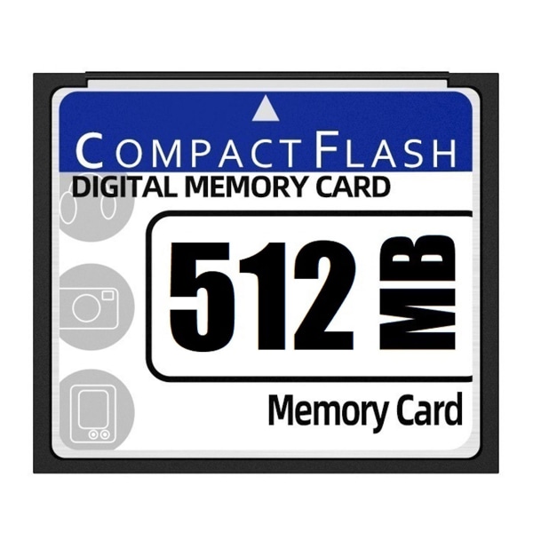 512 MB Compact Flash-minnekort for kamera, reklamemaskin, industridatakort