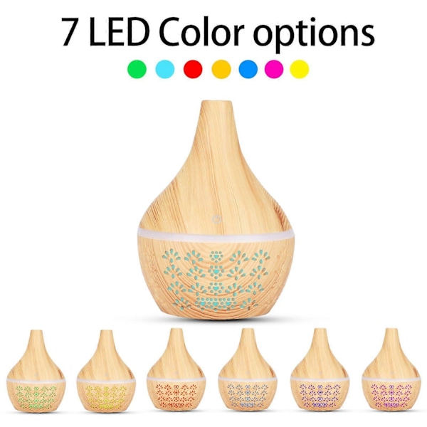 Ny Aromadiffuser LED Färgljuskonvertering Aromaluftfuktare