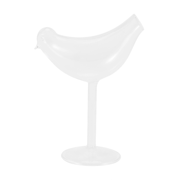 150 ml Creative Bird Shape Cocktail Goblet Glass Personlighet Molecular Røkt Modeling Glass Fantas
