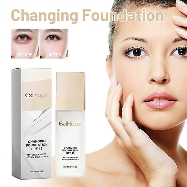 Fargeendrende Foundation, Skye Fargeendrende Magisk Foundation, Hele Dagen 3pcs