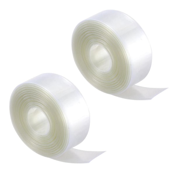 2 st 10 meter 23 mm bred PVC krympslang klar för 1 x AA-batteri