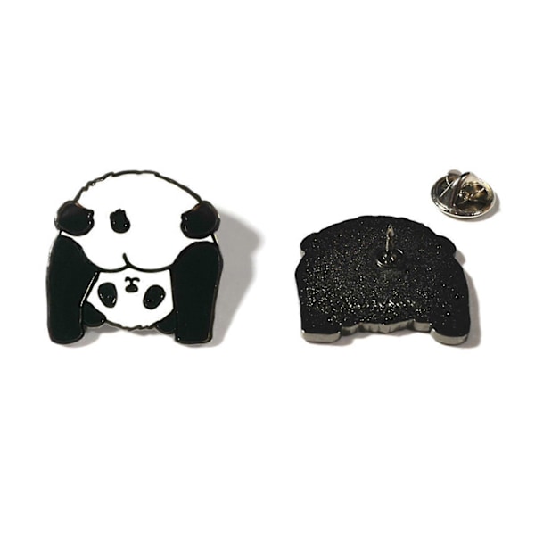Emalje Pin Til Mænd Og Kvinder Panda Reversmærke Broche Par Gave Anime Pins