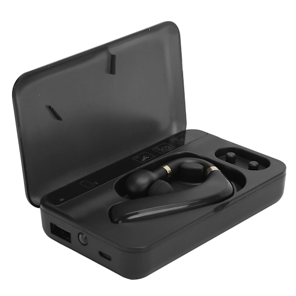 Multifunktionellt A10 Trådlöst Bluetooth 5.0 Headset Öronkrok Vattentätt Handsfree Hörlurar