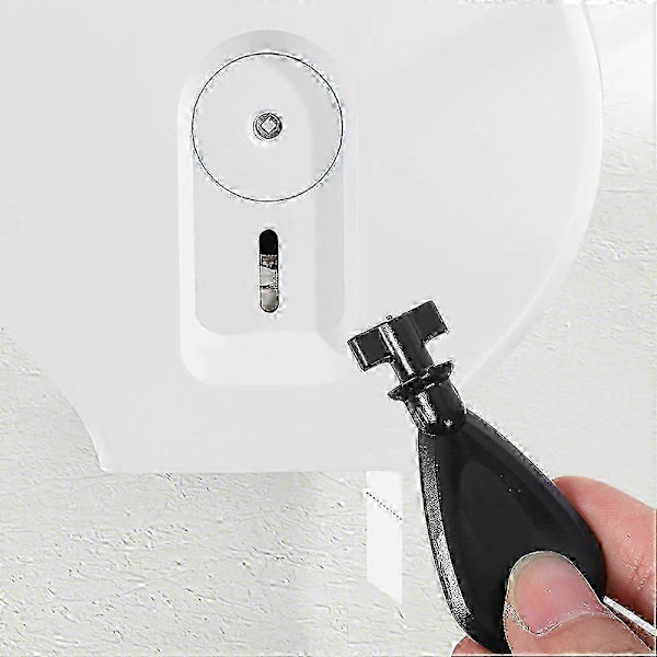 3 stk. nøgle til toiletpapirdispenser, erstatningsnøgle til papirhåndklædedispenser, plastiknøgle til rullepapirdispenser