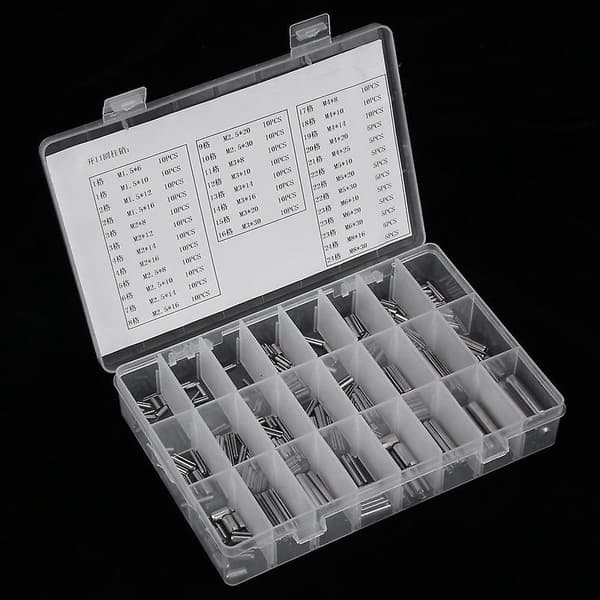 280 st Spännstift i Rostfritt Stål, Elastiska Cylindriska Stift, Set M1.5 M2 M2.5 M6 M8