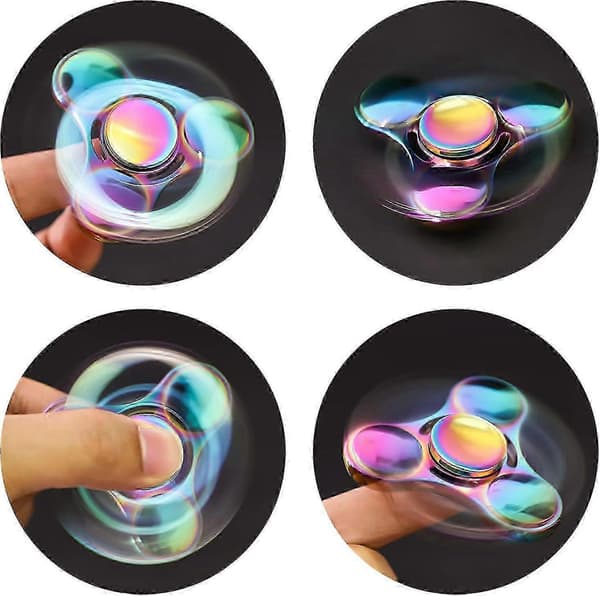 Fidget Spinner Legetøj Holdbart Rustfrit Stål Leje Højhastigheds Spin Præcision Metal Hånd Spinner Edc Adhd Fokus Angst Stresslindring