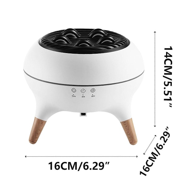 Simulerad Flam Aromaterapi Maskin Hem Skrivbord Färgstark Ljus Befuktning Aromaterapi Maskin