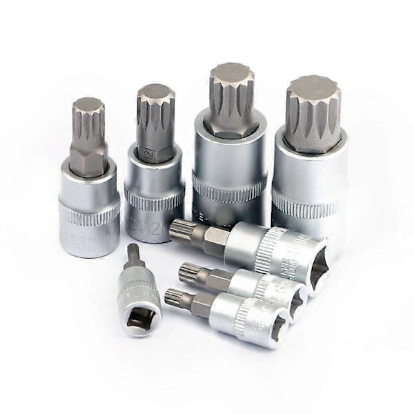 Pipenøkkelsett 4-16 mm Multitann XZN pipenøkkelsett 8 deler M4 - M16, spesialpipe