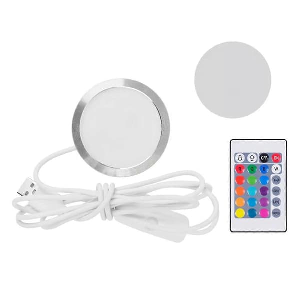 3D Print Model LED Lys LED Spotlight Multifarvet Justerbart LED Lys Kit DIY LED Spotlight Uden Lampeskærm