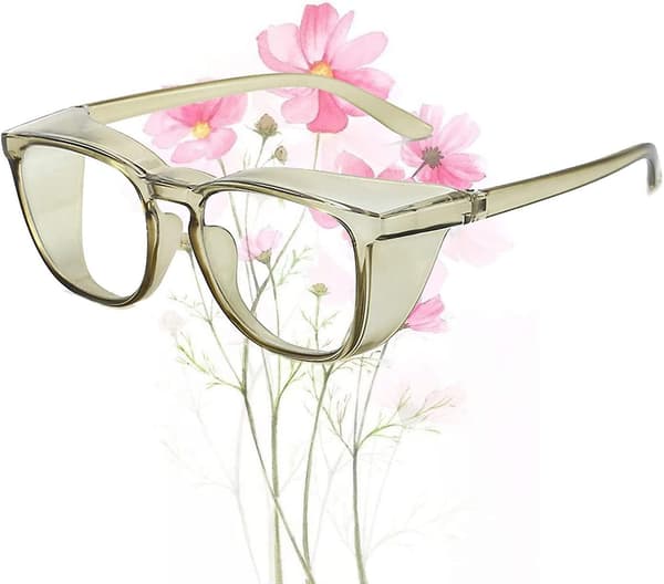 Sikkerhedsbriller Goggles Antidug Øjenbeskyttelse Sikkerhed Transparente Brune