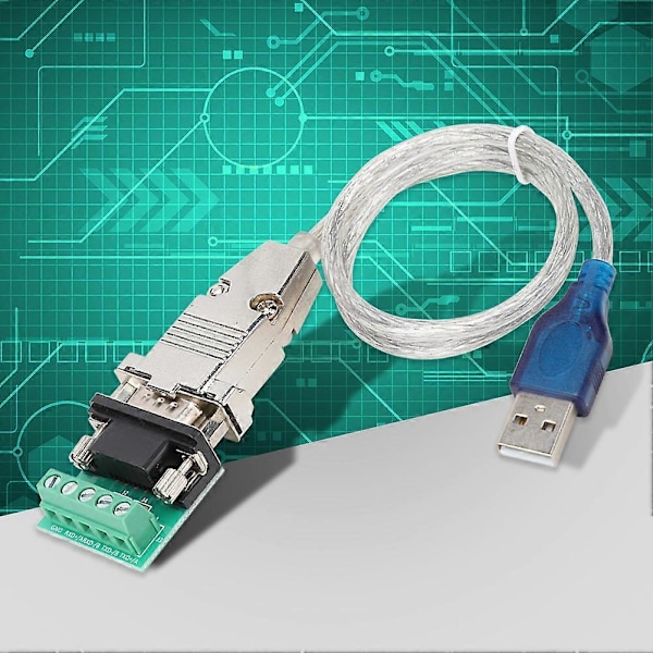 USB - RS485 -sovitinkaapeli, muunnin, yhteensopiva RS232-, RS485- ja RS422-standardien kanssa, YEMMA