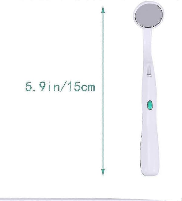 Oral Munn Tanninspeksjon Tannlegespeil Med LED Lysende Lys 2 stk
