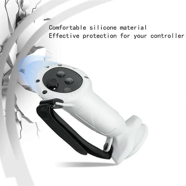 Til Quest 3 Controller Grip Justerbar Komfortabel Håndrem Opretstående Design VR Tilbehør til 3 (Hvid)