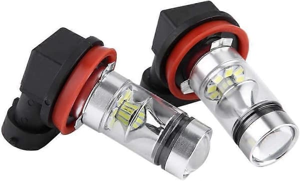 Bil LED tåkelys H11 H8 100W 20SMD anti-tåkelys tåke bil kjørelys