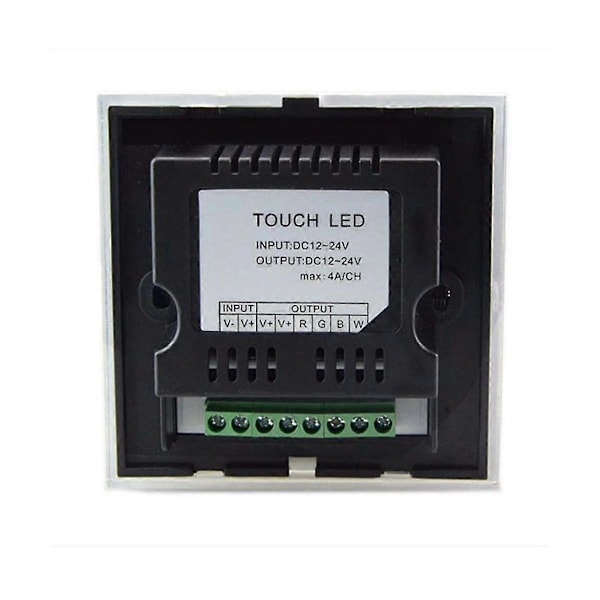 DC12V-24V RGB / RGBW Väggmonterad Styrenhet Glaspanel Dimmer kompatibel med LED-remsor Lampa