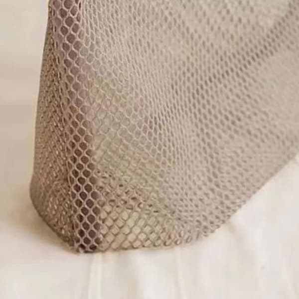 Mesh Brusepose Toilet Taske Abrikos