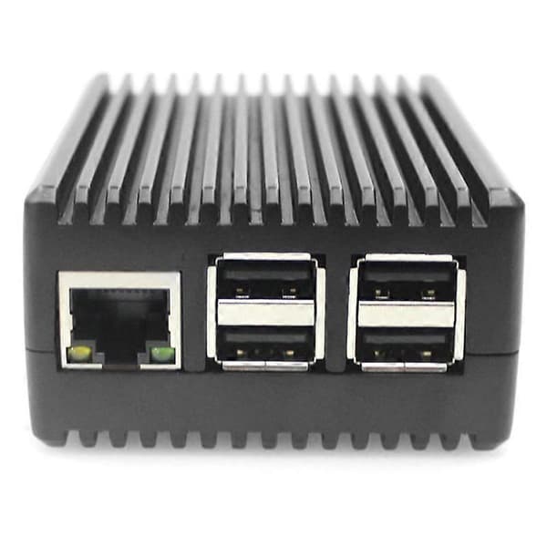 Aluminiumlegeringsskal til 3B/3B+ Pi, kølende metalkasse til Pi Raspberry 3B køleplade