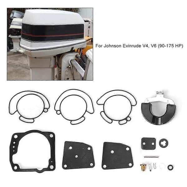 Kaasuttimen sarja Johnson Evinrude V4, V6 (90-175 hv) moottoreille