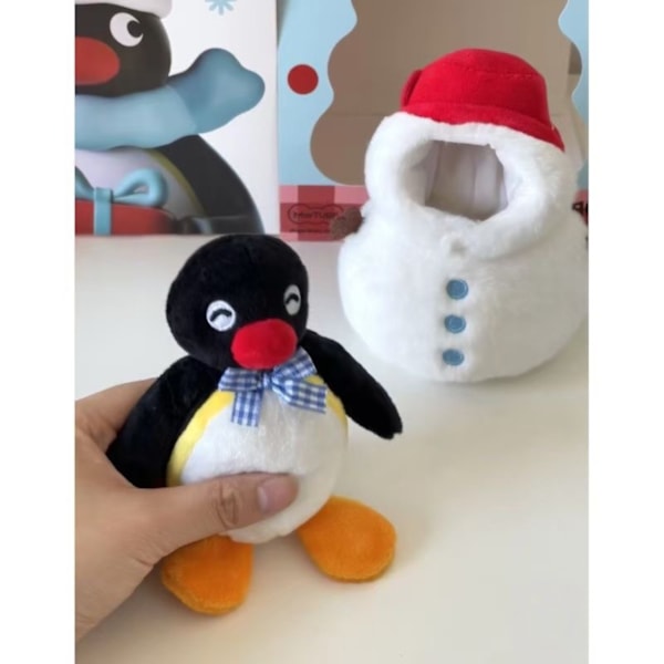 Pingu DouDou Serie Snemand Pingvin Plys