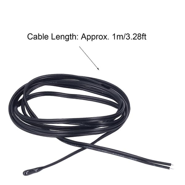 10 stk. NTC Termistor Sensor PVC Epoxy Resin NTC Temperaturprobe til Husholdningsapparater Høj Nøjagtighed 1m 50K B3950