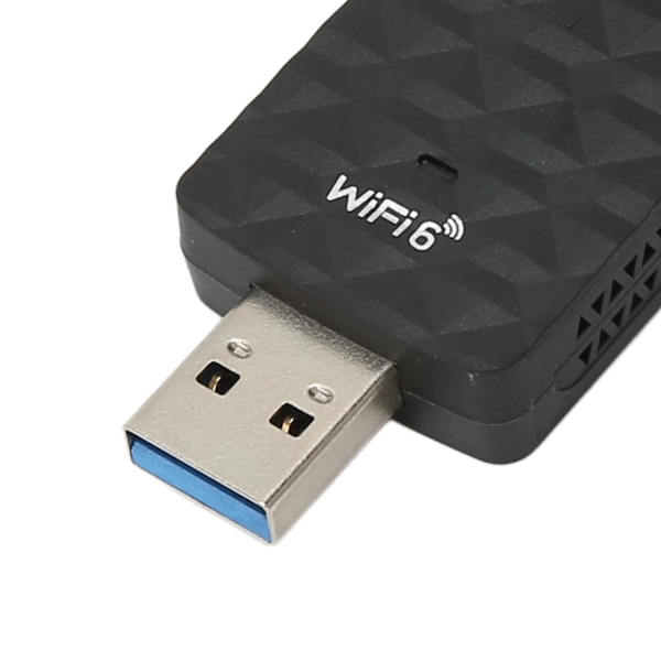 WiFi 6 Adapter AX1800M 5Ghz/2.4Ghz USB3.0 Högförstärkningsantenn Plug and Play WiFi-dongel för Win 11 10 Stationär Dator Laptop
