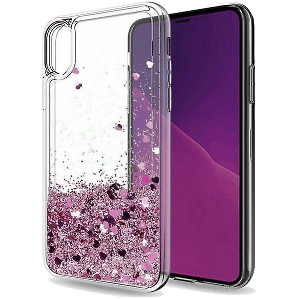 Iphone X/xs - Flytande Glitter 3D Bling Skal