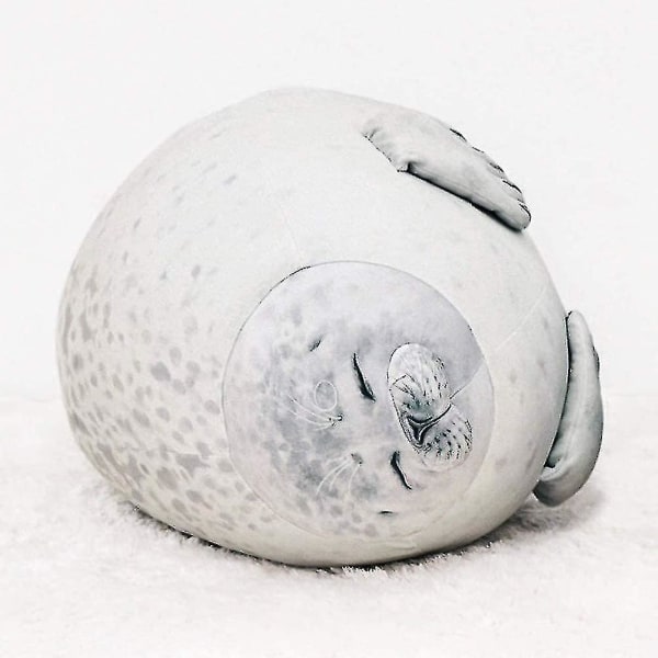 60 cm Seal Dyrepute, Chubby Blob Seal Pute Søt Seal Utstoppet Dyr Bomull Plysj Lekepute Komfortabel Myk Seal Klempute Ryggpute, G