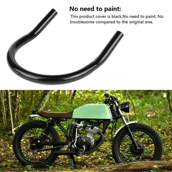 230MM Motorcykel Bakre Säte Ram Loop Båge Fäste DIY Tillbehör Böjd