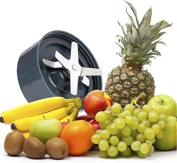 Bladbase i rustfrit stål, Nutribullet Juicer Pakning Reservedel, Reservedele og tilbehør med 4 blade - 900w