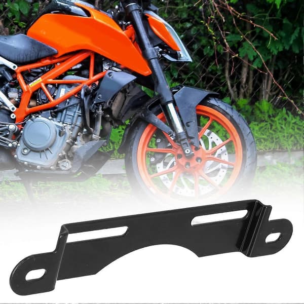 Motorcykel Nummerpladeholder Robust Udskiftning Sort Nummerpladebeslag til KTM390