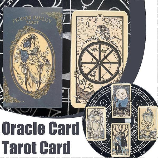 78 Tarotkort Sæt Tarot Orakel Tarots Psykiske Kort Sæt