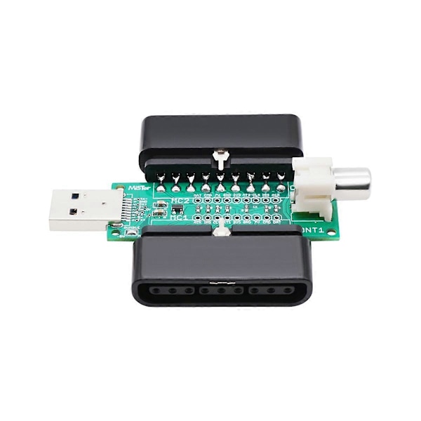 For SNAC PSX Controller Konverter Adapter med USB 3.0 Kabel til MiSTer FPGA Analog Digital IO Board