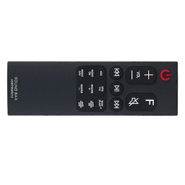 Akb75595412 Fjärrkontroll Ersatt För Lg Sound Bar Sk5 Sk5y Sl5y Sl6y Sn6y