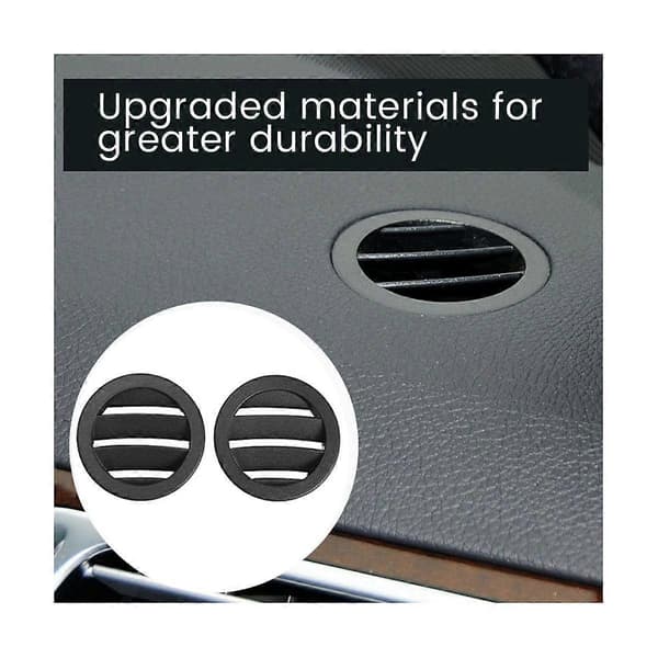 2 ST Brun LH RH Sida Instrumentbräda Luftutsläpp AC Ventilationsgaller Panel Skydd för E-Klass W212 E300 2009-2015