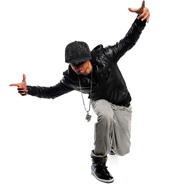 Sort hat Sommer solhat Flad skygge hat Moderigtig hip-hop hat til mænd og kvinder-