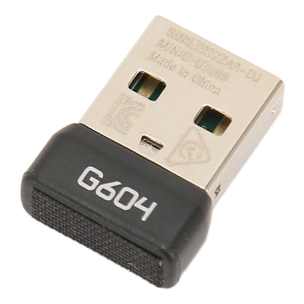 USB-modtager 2,4 GHz Trådløs Stabilt Signal Bærbar Holdbar ABS Museadapter til Logitech G604 Trådløs Mus