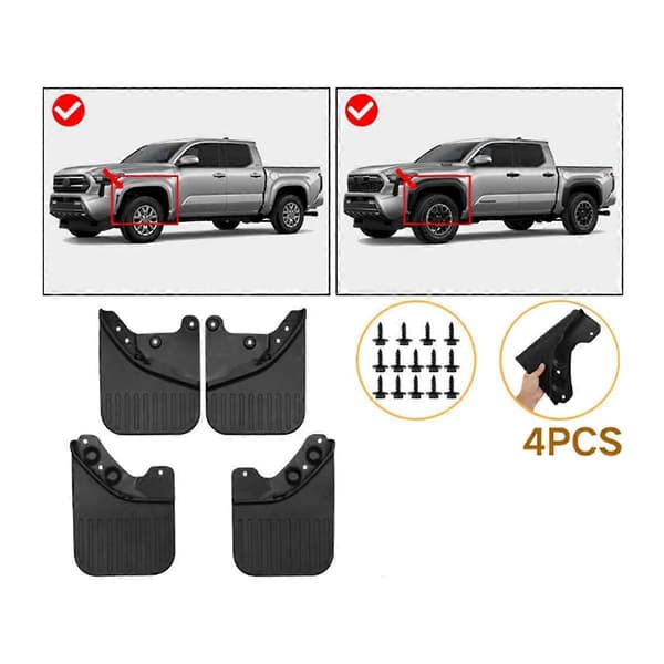 Bil Mud Flaps for 2024 Mud Guard Flap Sprutbeskyttere Tilbehør