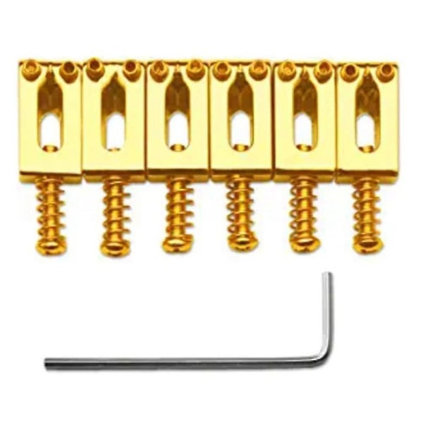 10,5 mm gitarr tremolo stall sadlar för Strat Tele elgitarr tillbehör, guld