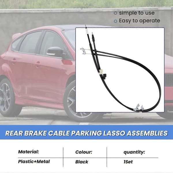 Bil Bakre Parkering Nödbroms Kablar AV61-2A603- AV61-2A603-BL för Focus 2012-2017 Broms Lasso A