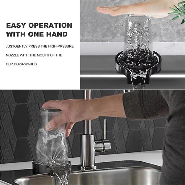 Kran Glass Skyller For Kjøkken Oppvaskkum Automatisk kopp Vaskemaskin Bar Glass Vaskemaskin Kaffekande Vaskekopp