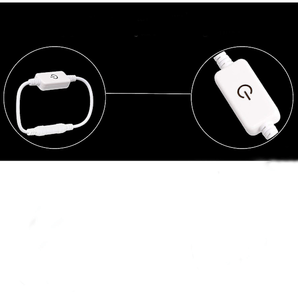 Led Meikkivalosarja - Valkoinen Himmennettävä 10 Valoa6417242306847