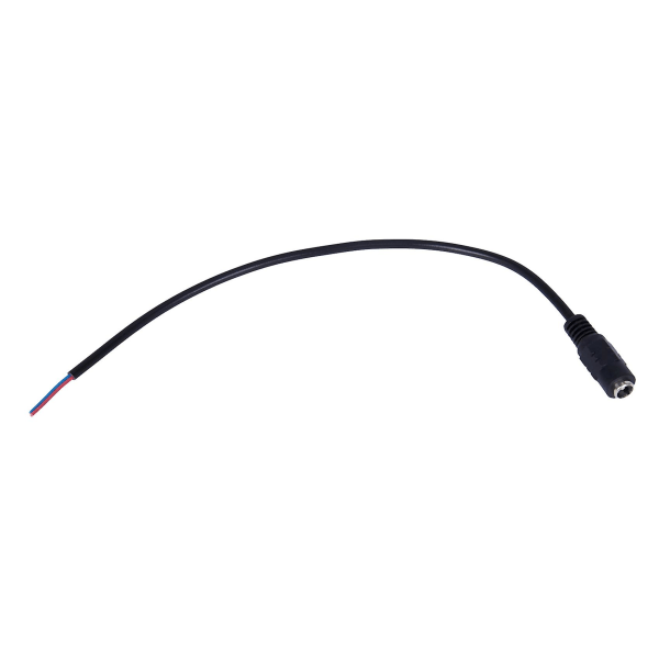 40 stk 12V DC Strømplugg Hunnkontakt Pluggkontakt Kabel 5,5x2,1mm Med Ledning 15cm For CCTV Le